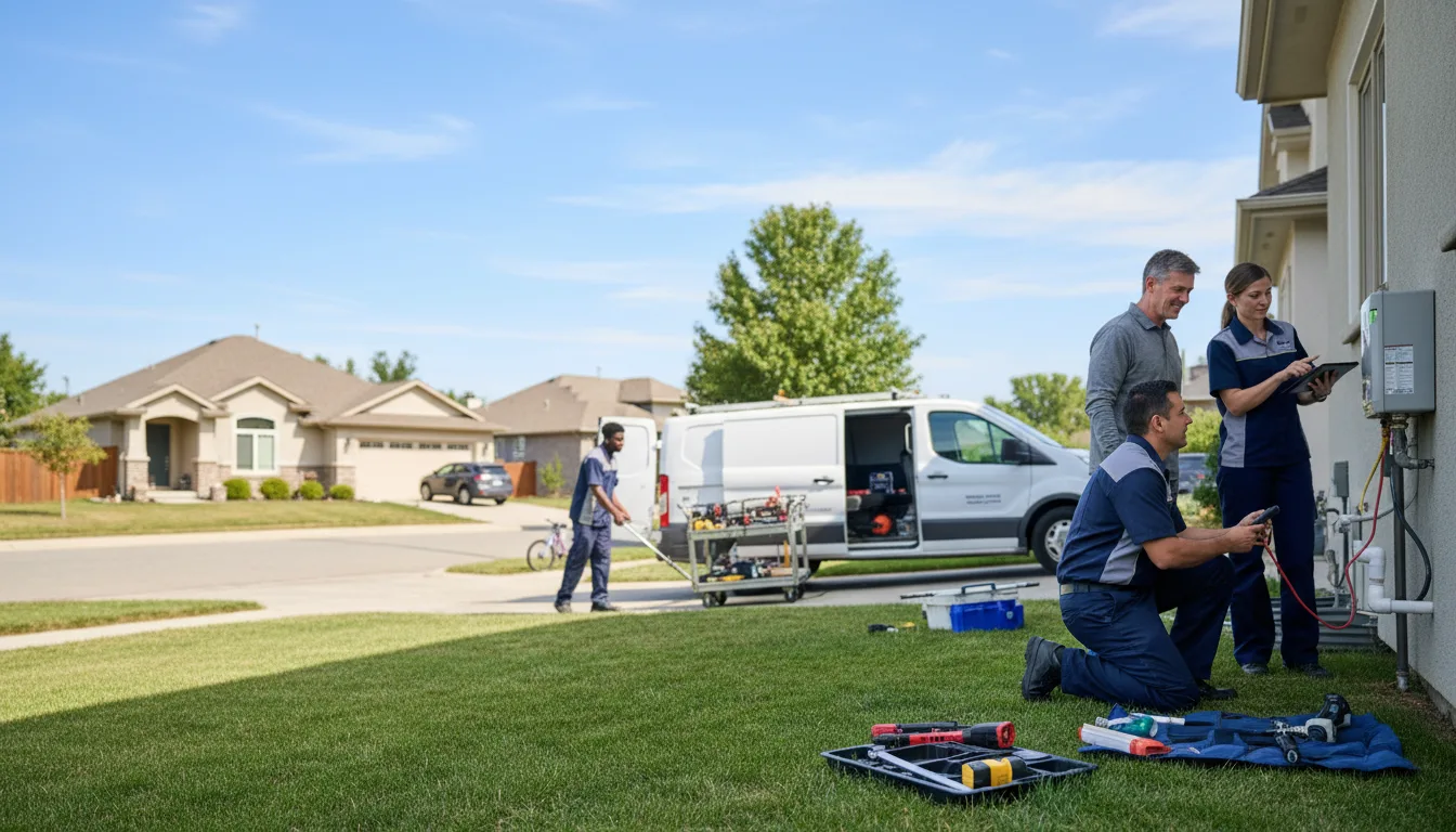 Tankless water heater service in Sioux Center, IA